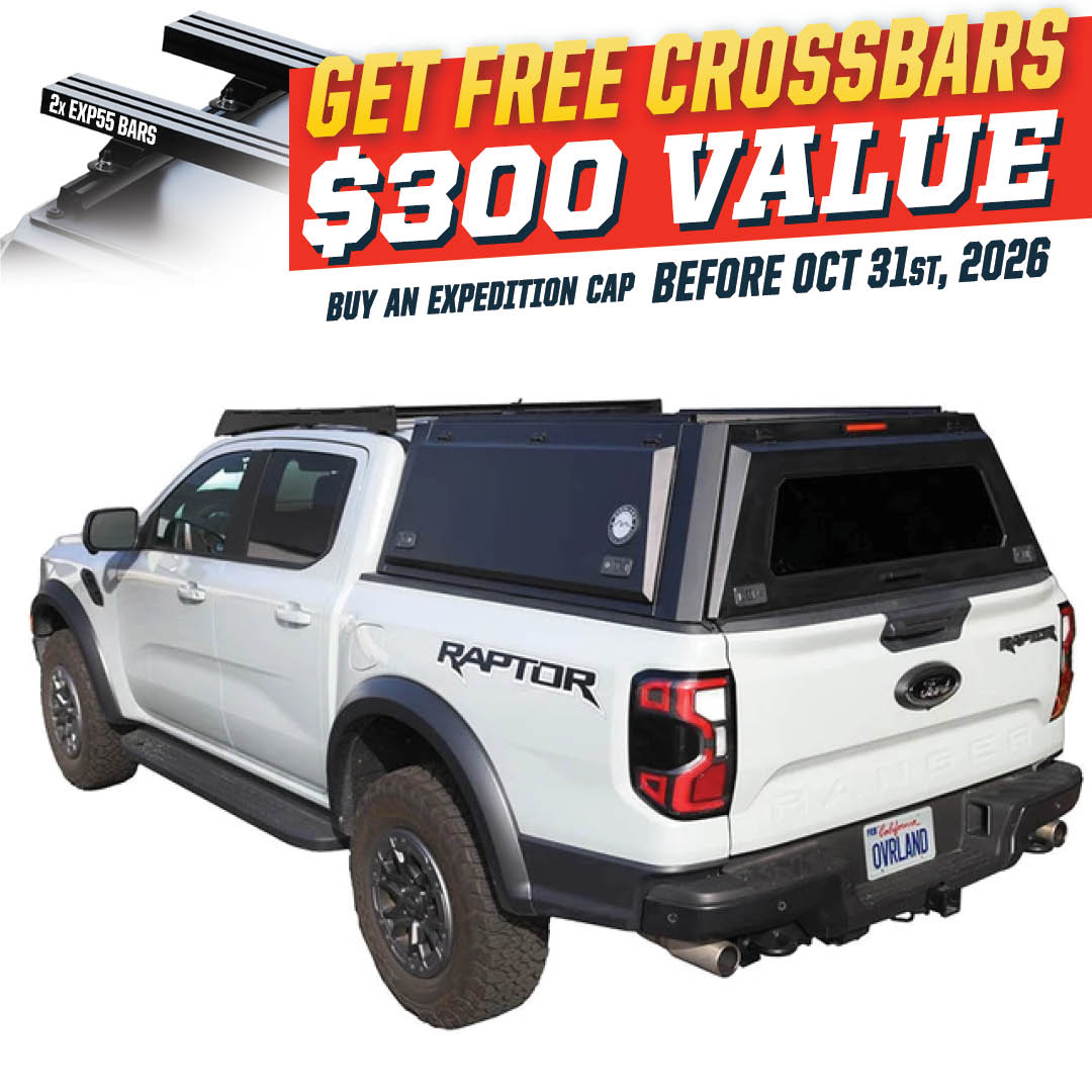 OVS Expedition PRO stainless steel truck cap for 2024-2025 Ford Ranger 5 ft bed