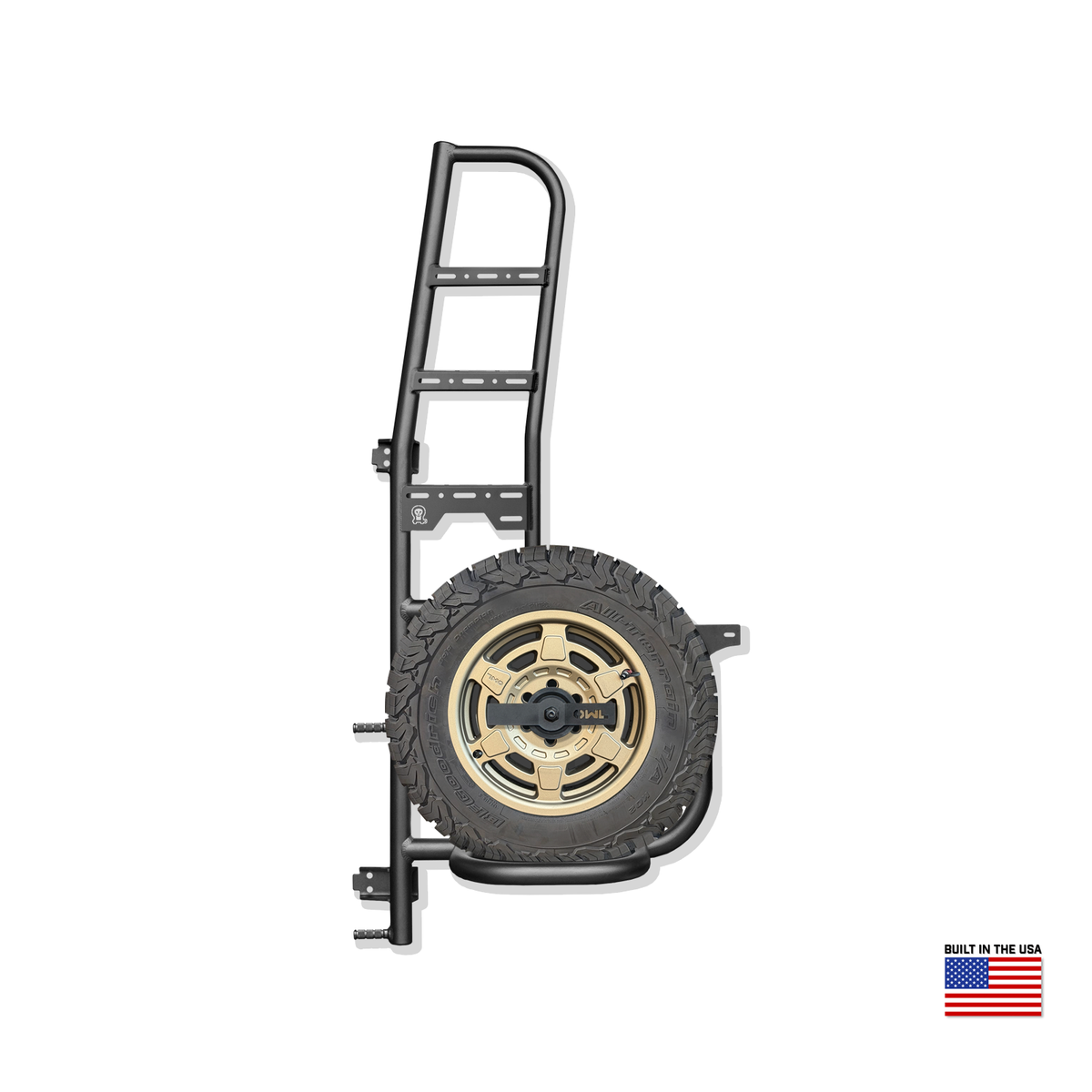 Canyon Adventure Vans Explorer ladder and tire carrier for Mercedes Sprinter 2019+