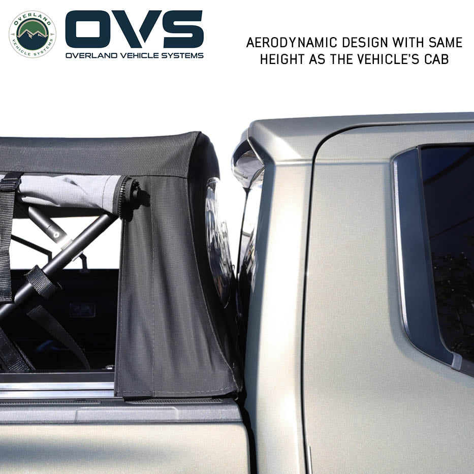 OVS Explorer Soft Shell canvas bed topper for 2024-2027 Toyota Tacoma 5 ft bed - view 5