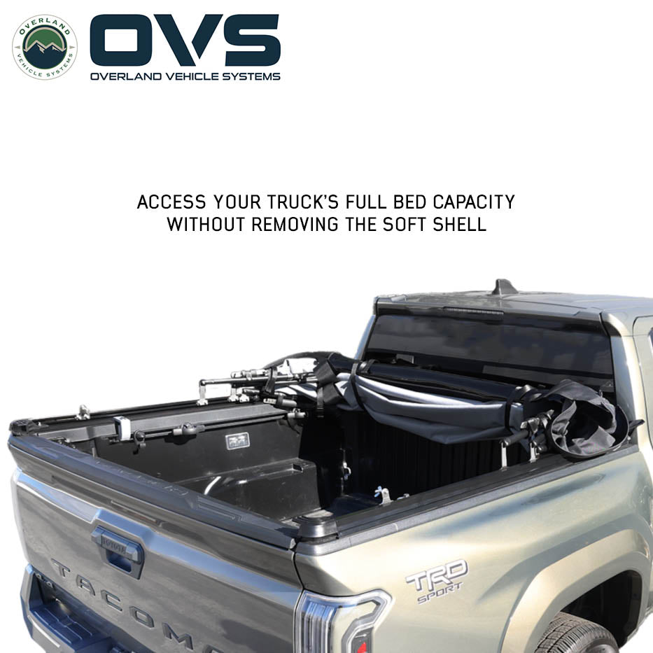 OVS Explorer Soft Shell canvas bed topper for 2024-2027 Toyota Tacoma 5 ft bed - view 9