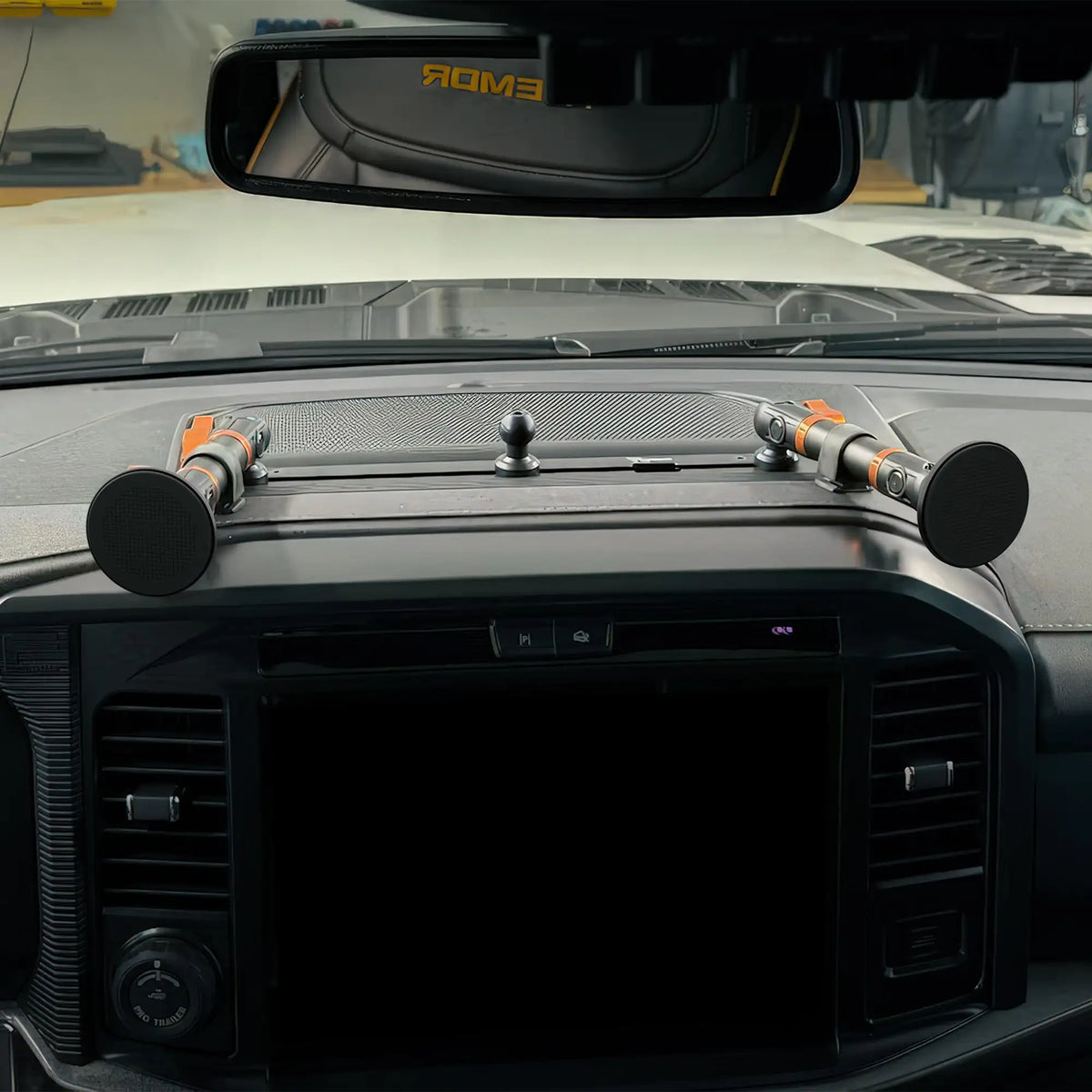 Build Your Own TRAXX™ - Slim Track Dash Bracket Kit | 2024-2026 Ford F-150 (See Compatibility Info For Specific Year/Trim Fitment Details)