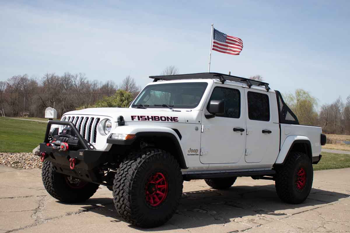 Fishbone Offroad Chase Rack for 2020 & Up Jeep Gladiator FB21261