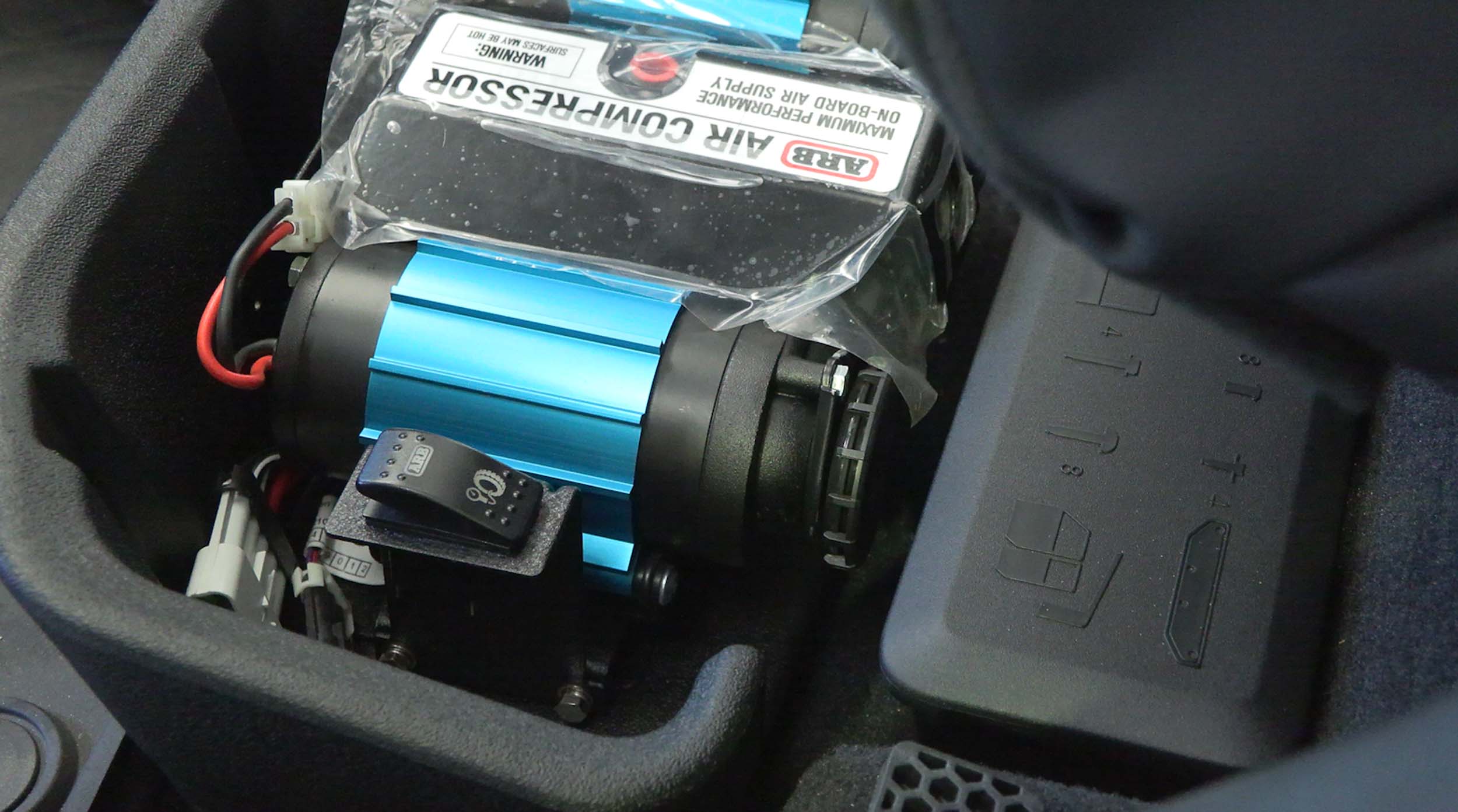 Fishbone Offroad Rear Under-Seat Compressor Mount for 2019 & Up Jeep Gladiator FB25463