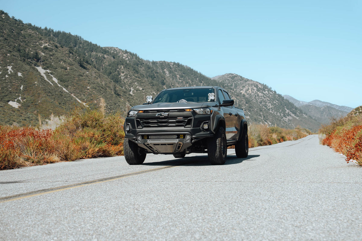 DV8 Offroad tube front bumper for 2023-2026 Chevy Colorado