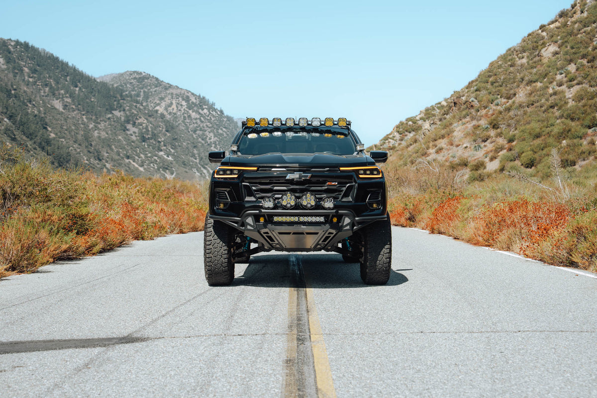DV8 Offroad tube front bumper for 2023-2026 Chevy Colorado