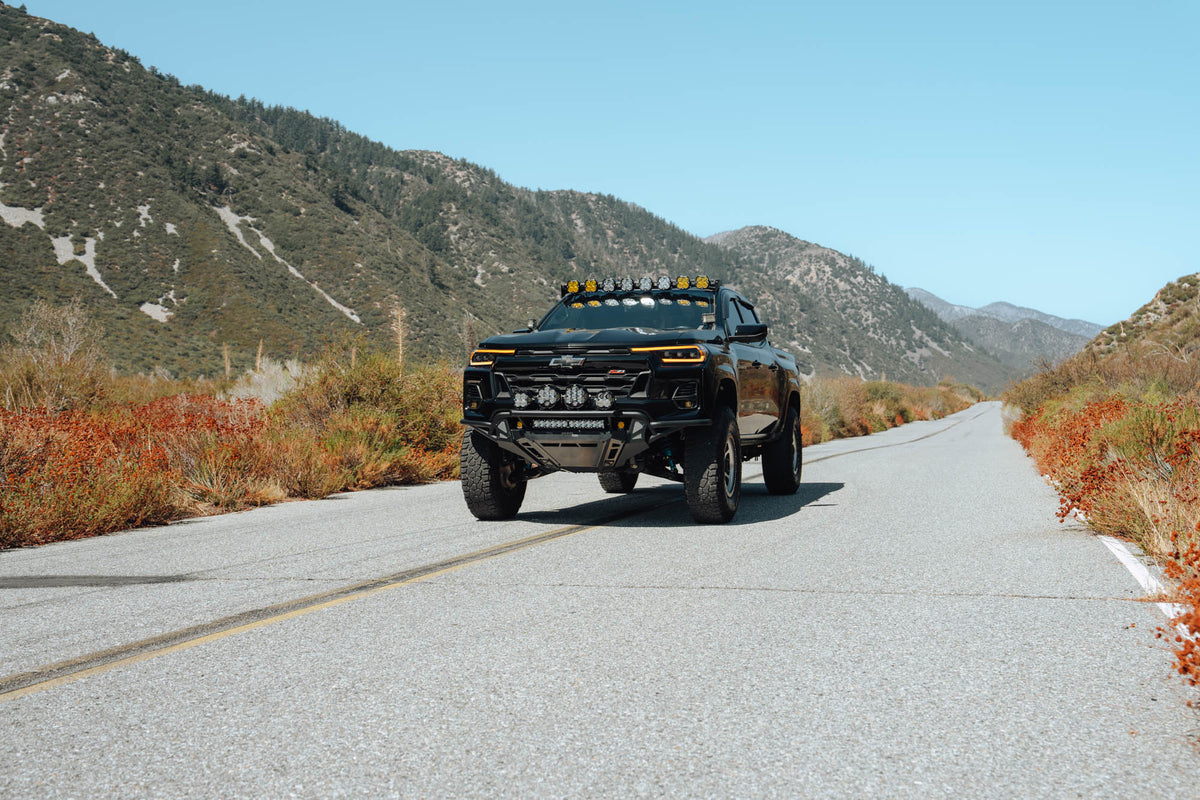 DV8 Offroad tube front bumper for 2023-2026 Chevy Colorado