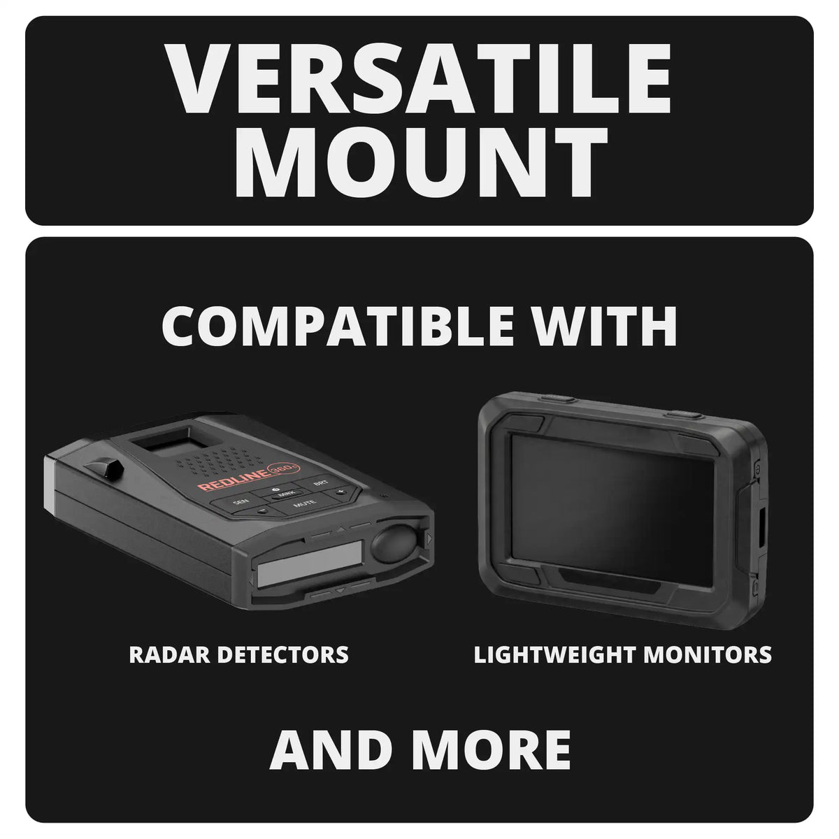 Tackform universal magnetic device mount with 26mm metal ball for universal fit