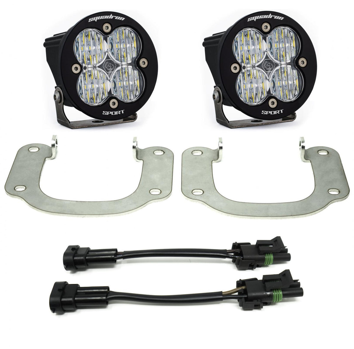 Baja Designs Squadron-R Sport fog pocket light kit for Nissan Titan 2016-2019