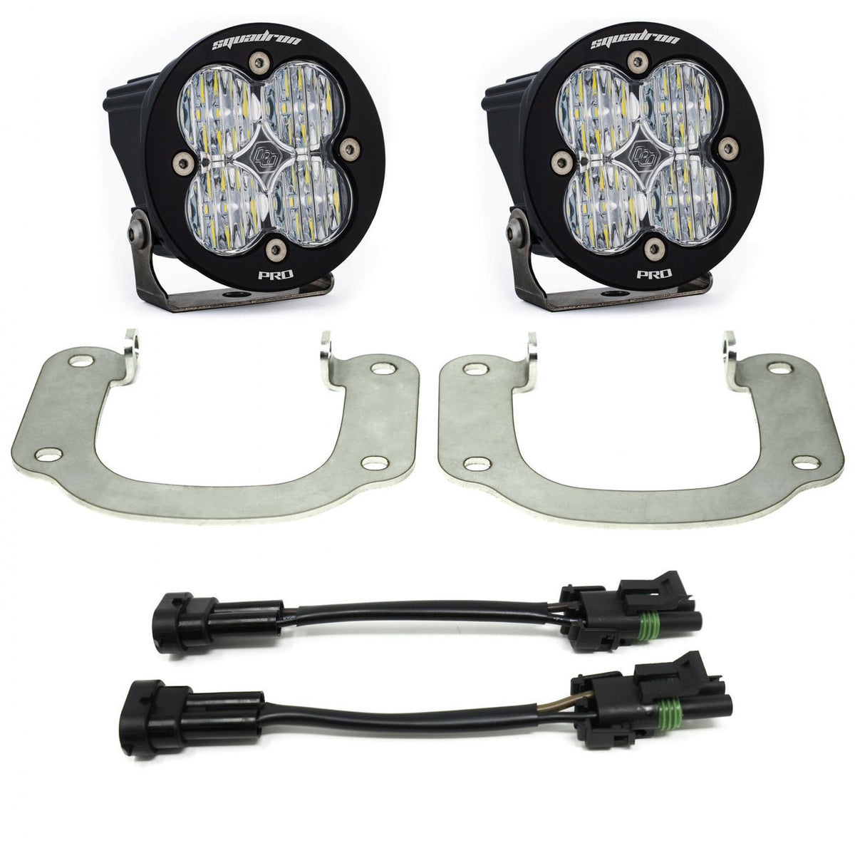 Baja Designs Squadron-R Pro fog pocket light kit for Nissan Titan 2016-2019