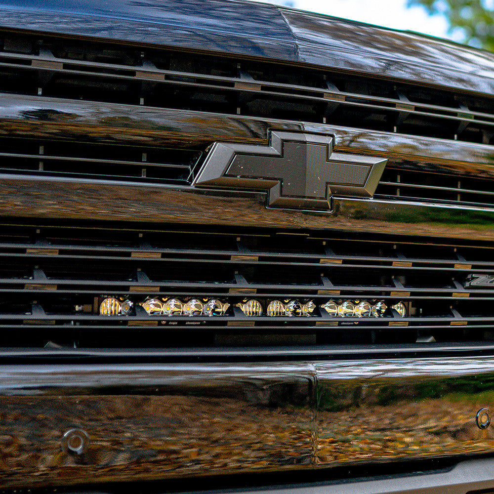 Baja Designs Chevy S8 20 Inch Grille Light Bar Kit - Chevy 2019-21 Silverado 1500; NOTE: Exc. LTZ Models