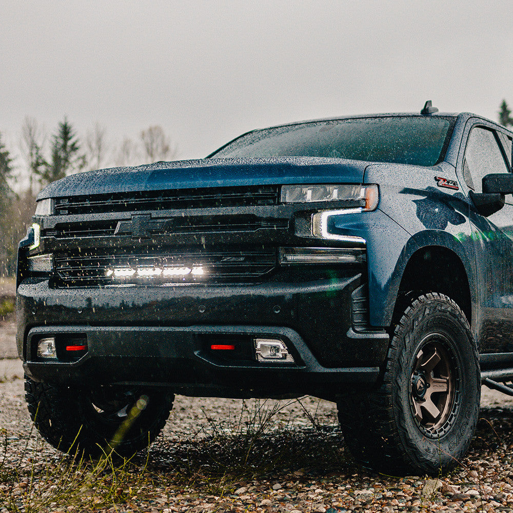 Baja Designs Chevy S8 20 Inch Grille Light Bar Kit - Chevy 2019-21 Silverado 1500; NOTE: Exc. LTZ Models
