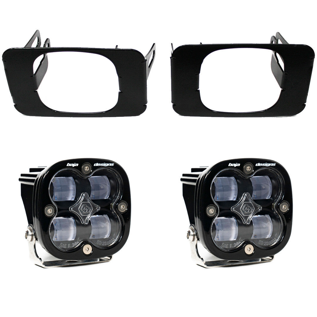 Baja Designs Ford Squadron SAE Fog Pocket Light Kit - Ford 2015-20 F-150; 2017-22 F-250/350 Super Duty