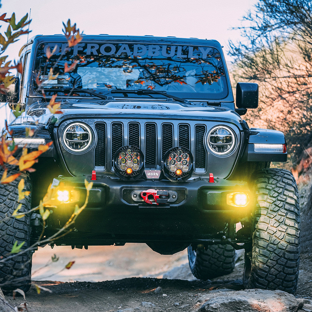 Baja Designs Jeep JL/JT Squadron-R SAE Fog Pocket Light Kit - Jeep 2020-2026 Gladiator; 2018-2026 Wrangler JL; NOTE: w/ OE Rubicon Bumper