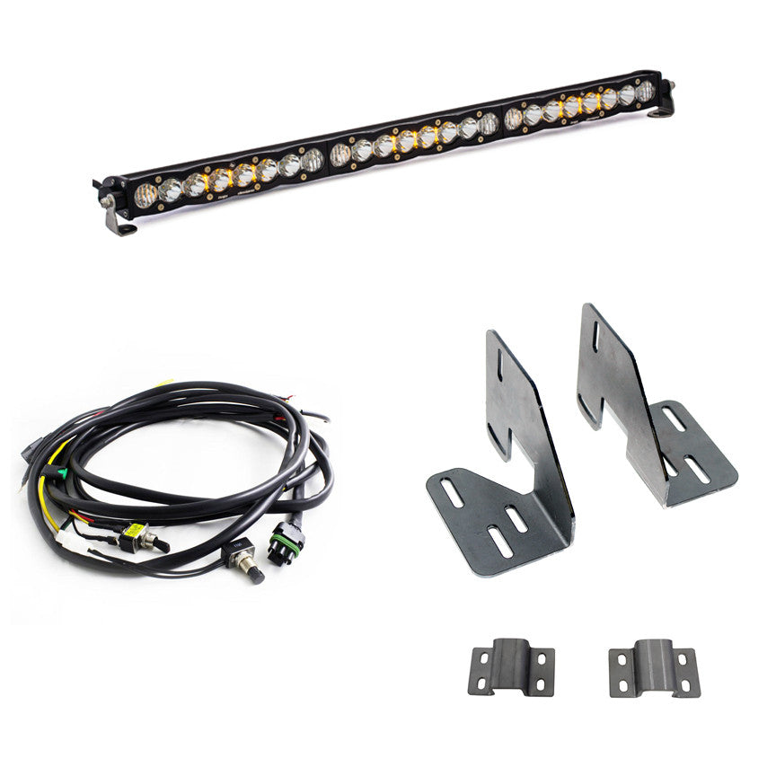 Baja Designs GMC S8 30 Inch Grille Light Bar Kit - GMC 2018-19 Sierra 2500HD/3500HD