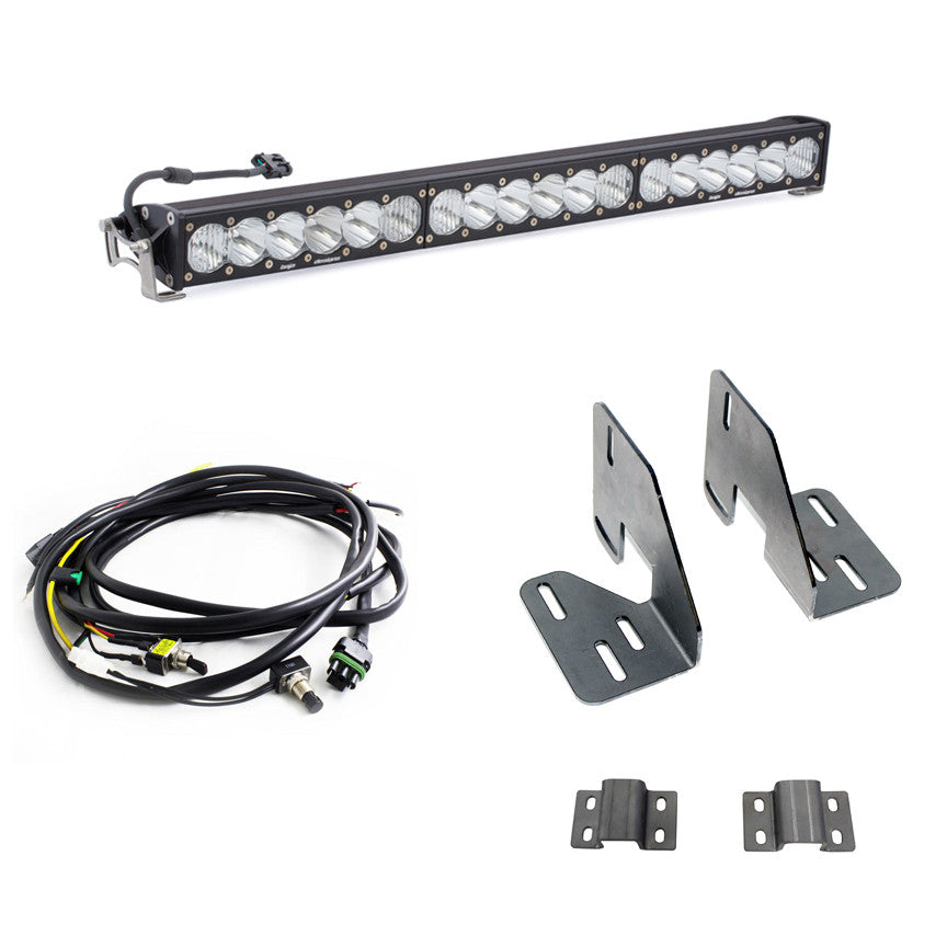Baja Designs GMC OnX6+ 30 Inch Grille Light Bar Kit - GMC 2018-19 Sierra 2500HD/3500HD