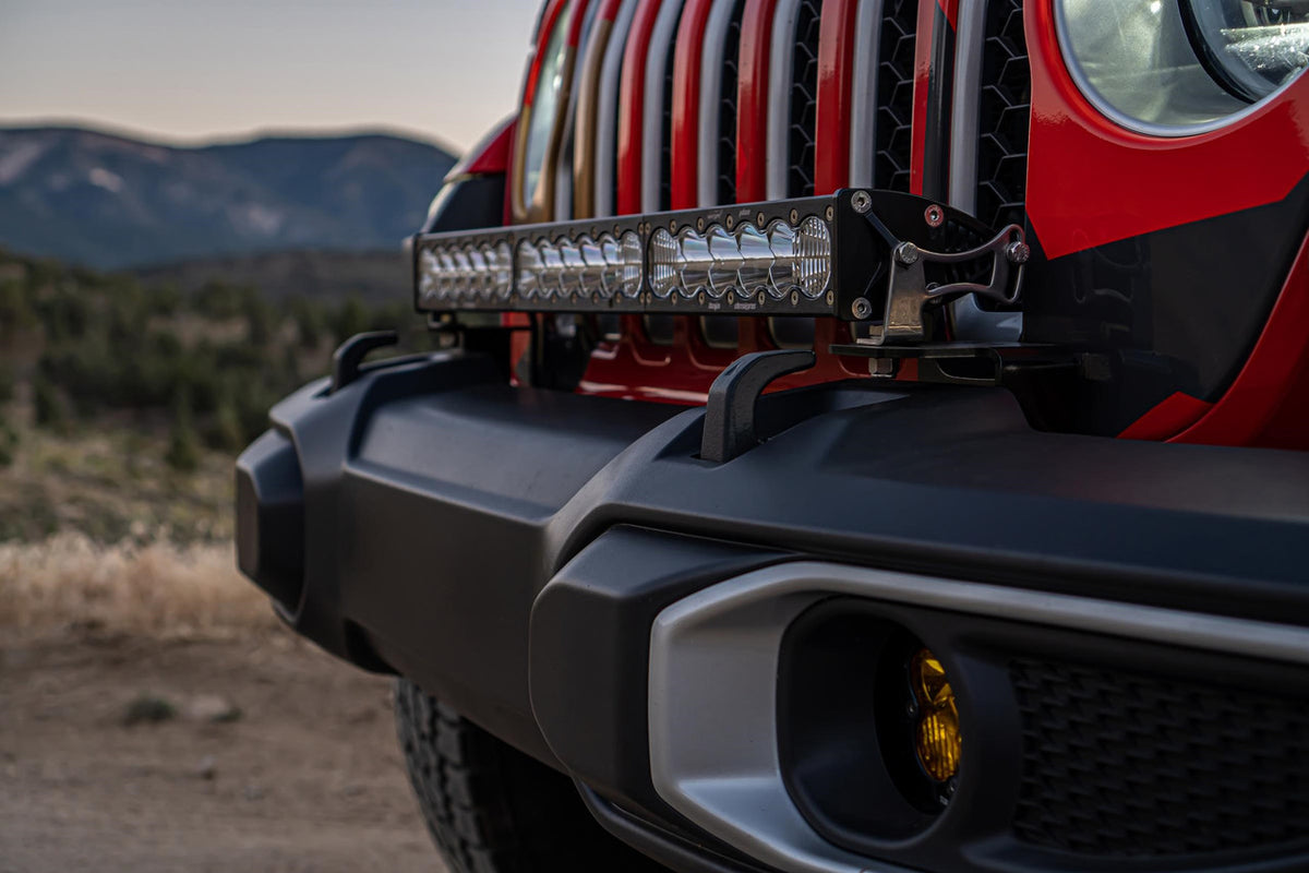 Baja Designs Jeep JL/JT OnX6+ 30 Inch Bumper Light Kit - Jeep 2020-2026 Gladiator; 2018-2026 Wrangler JL; NOTE: w/ OE Plastic Bumper