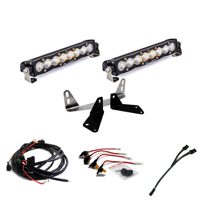 Baja Designs Ford S8 Dual 10 Inch Grille Light Bar Kit - Ford 2018-20 F-150