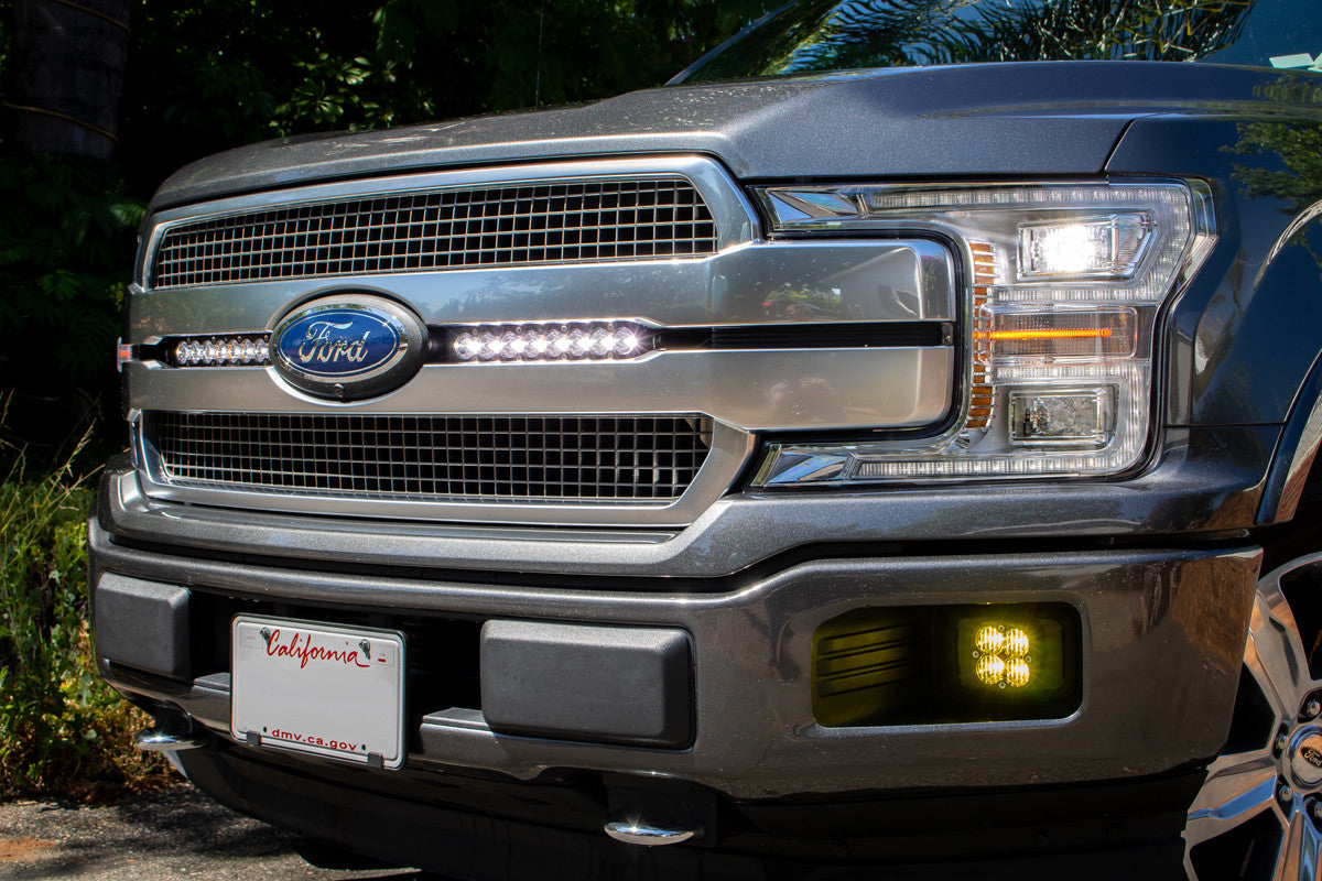 Baja Designs Ford S8 Dual 10 Inch Grille Light Bar Kit - Ford 2018-20 F-150