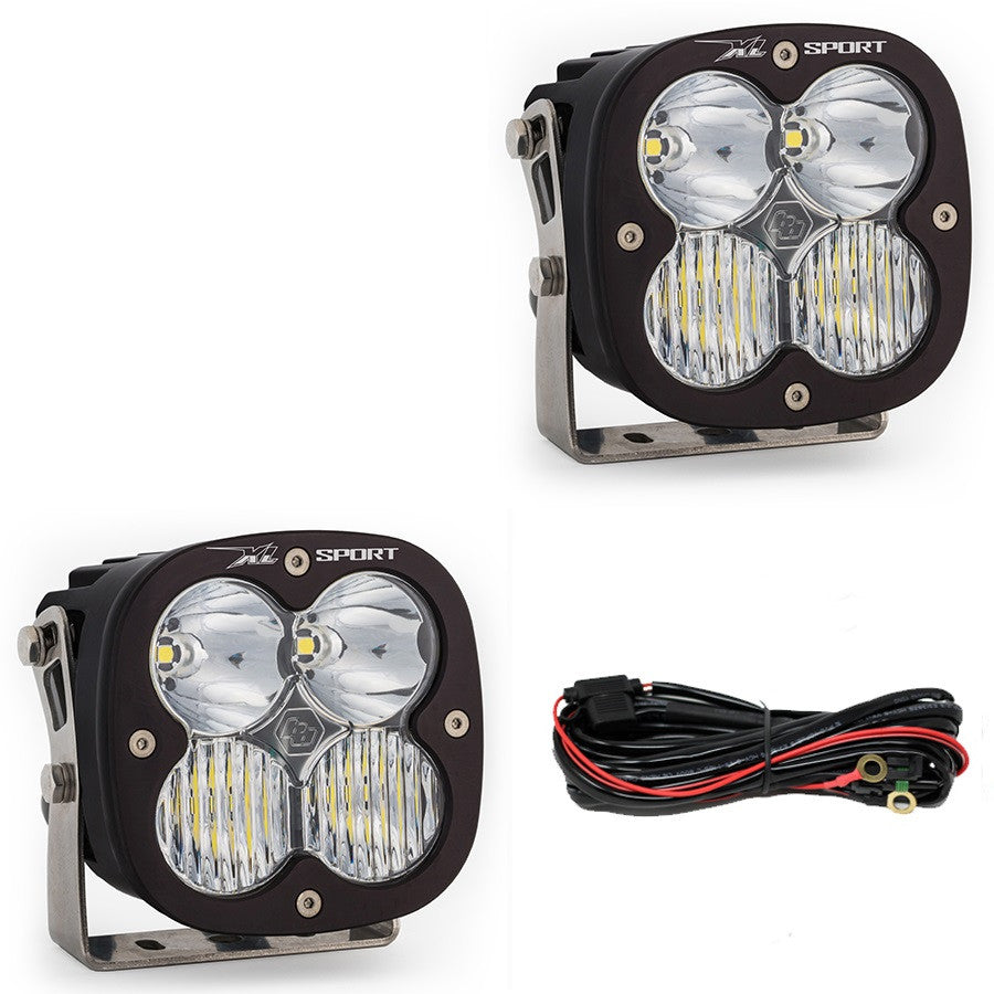 Baja Designs Jeep JL/JT XL Sport Bumper Light Kit - Jeep 2020-2026 Gladiator; 2018-2026 Wrangler JL; NOTE: w/ OE Steel Bumper
