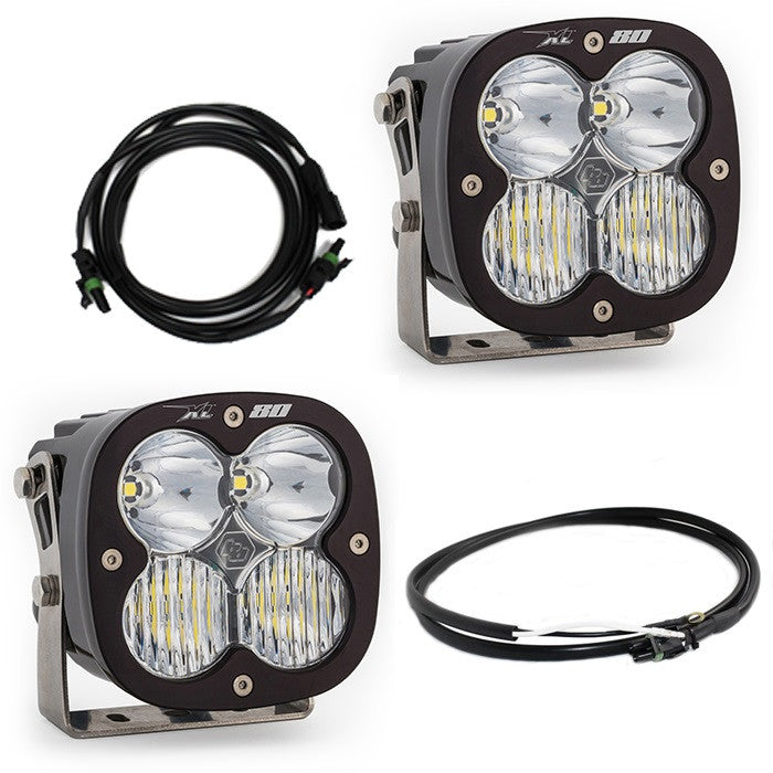 Baja Designs Jeep JL/JT XL80 Bumper Light Kit - Jeep 2020-2026 Gladiator; 2018-2026 Wrangler JL; NOTE: w/ OE Steel Bumper