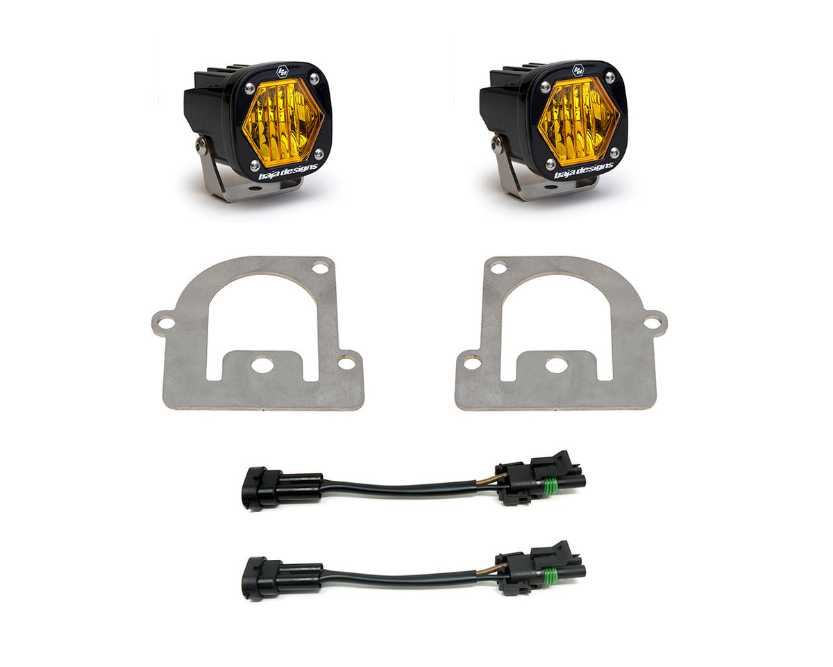 Baja Designs Ford S1 Fog Pocket Light Kit - Ford 2021-2024 Bronco Sport