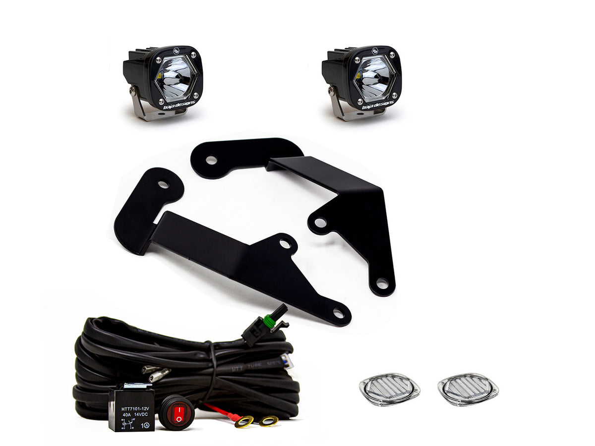 Baja Designs Ford S1 A-Pillar Light Kit - Ford 2021-2026 Bronco Sport