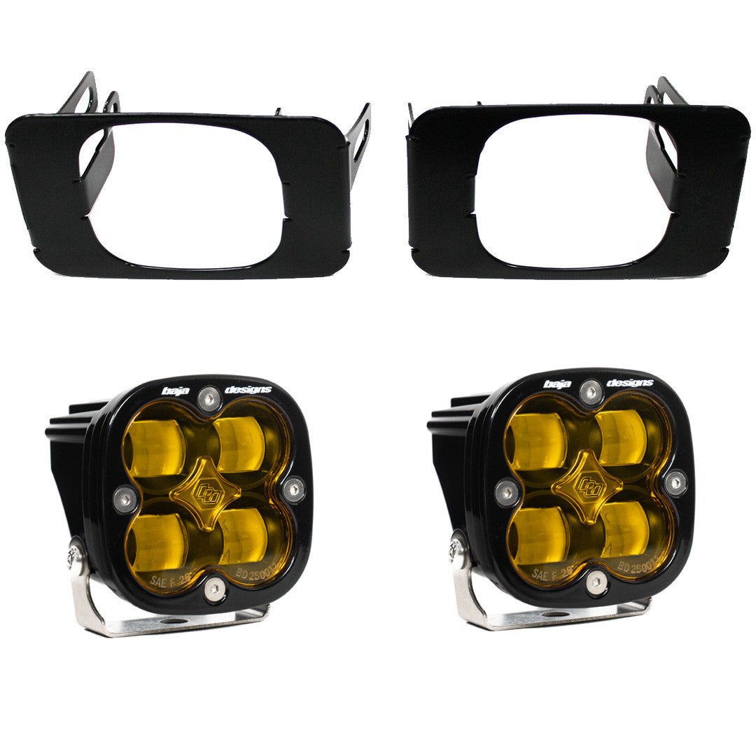 Baja Designs Ford Squadron SAE Fog Pocket Light Kit - Ford 2015-20 F-150; 2017-22 F-250/350 Super Duty