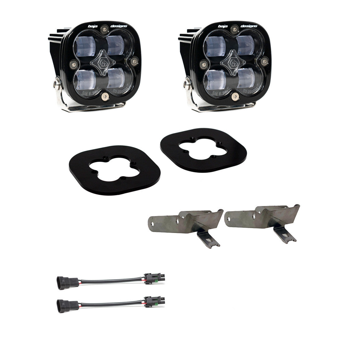 Baja Designs Ford Squadron SAE Fog Pocket Light Kit - Ford 2011-16 F-250/350 Super Duty