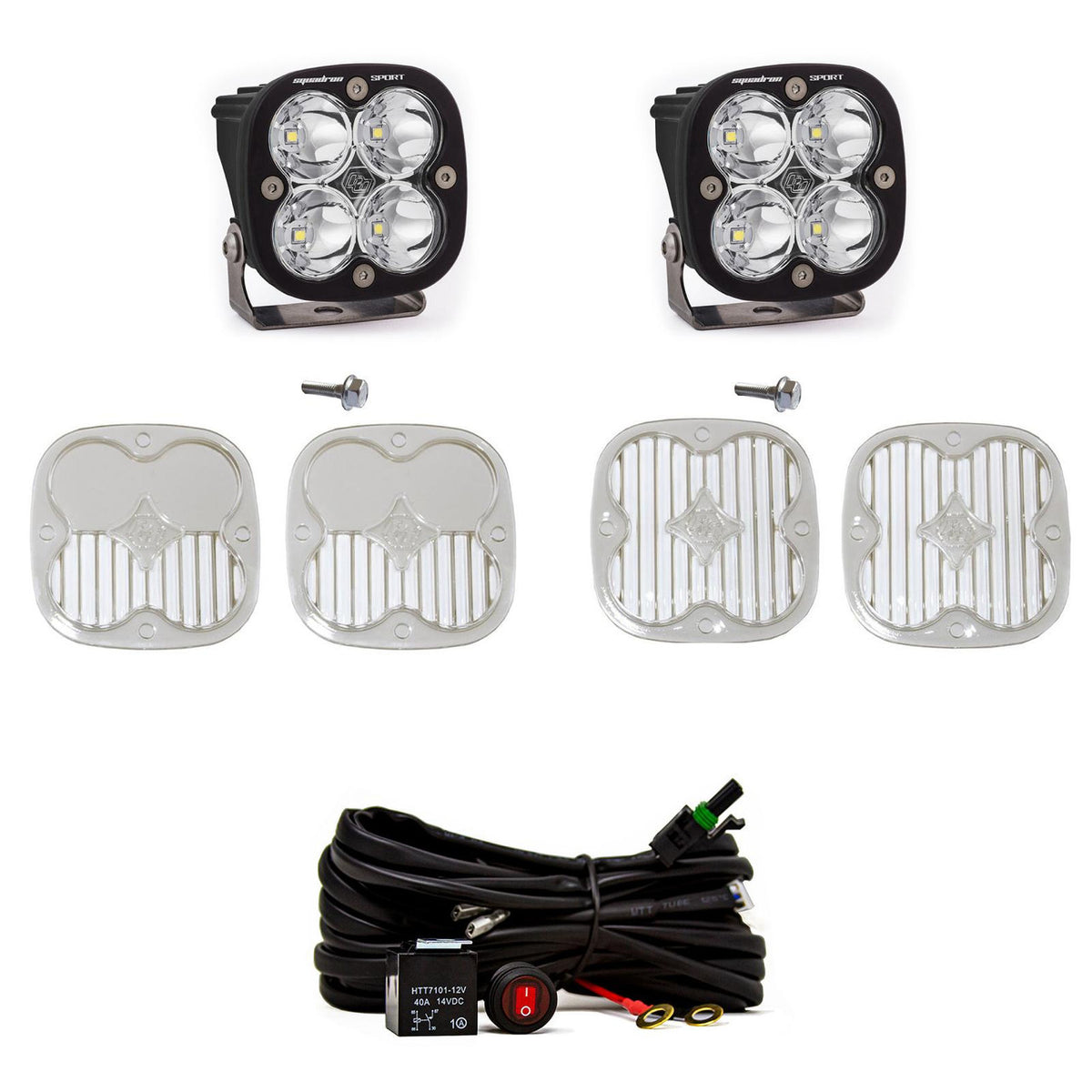 Baja Designs Squadron Sport A-pillar light kit for Ford Bronco 2021-2026