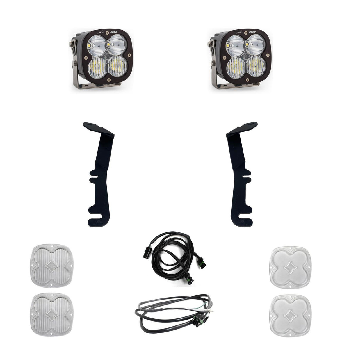 Baja Designs RAM XL80 A-Pillar Light Kit - RAM 2019-24 1500 Rebel; 2021-24 1500 TRX