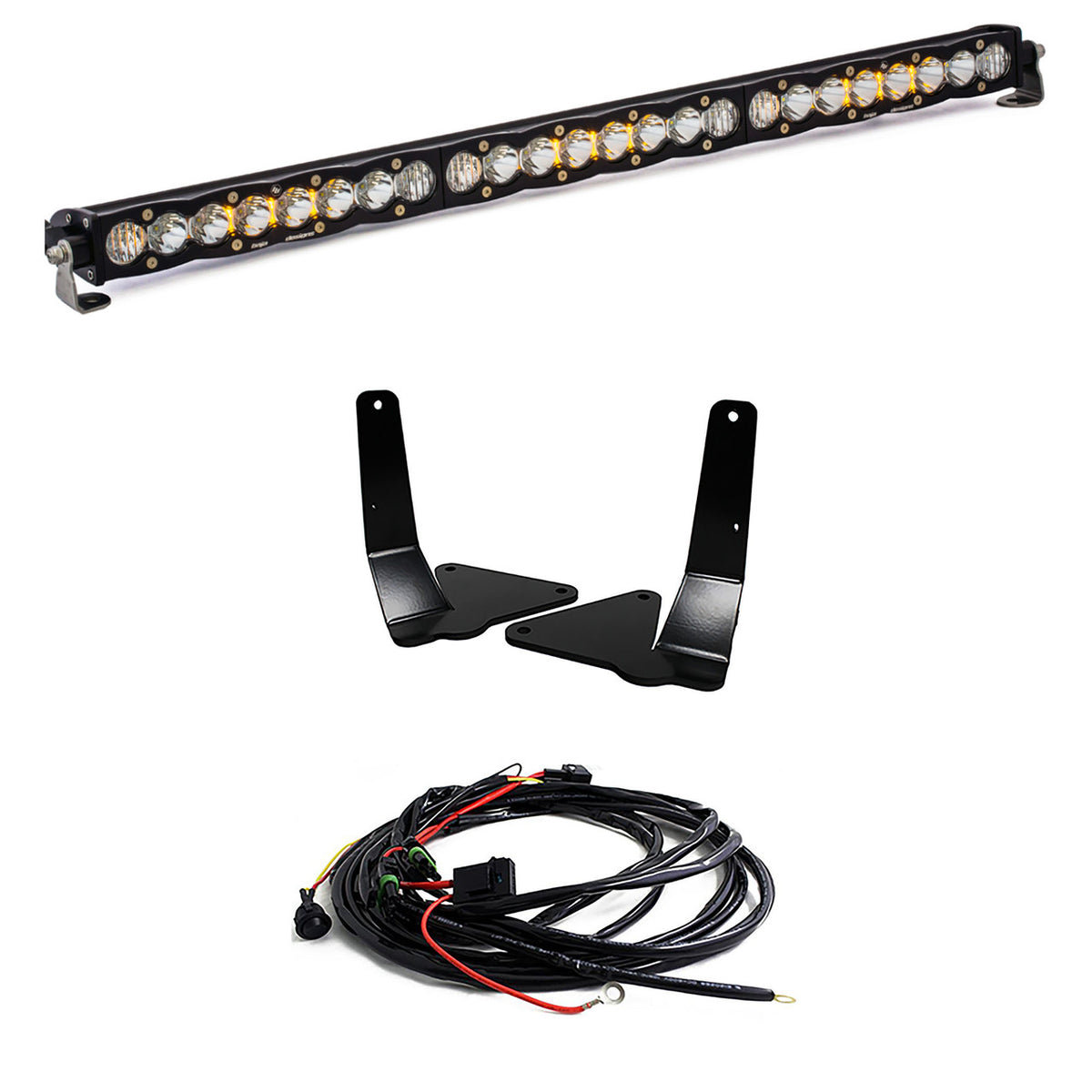 Baja Designs Chevy/GMC S8 30 Inch Grille Lower Light Bar Kit - Chevy/GMC 2015-18 Colorado/Canyon