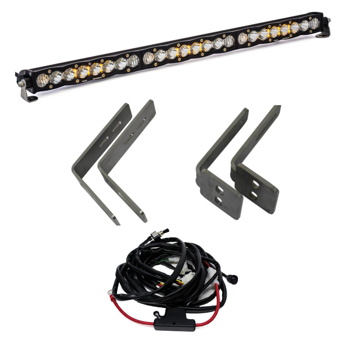Baja Designs Ford S8 30 Inch Grille Upper Mount Kit - Ford 2011-16 F-250/350 Super Duty