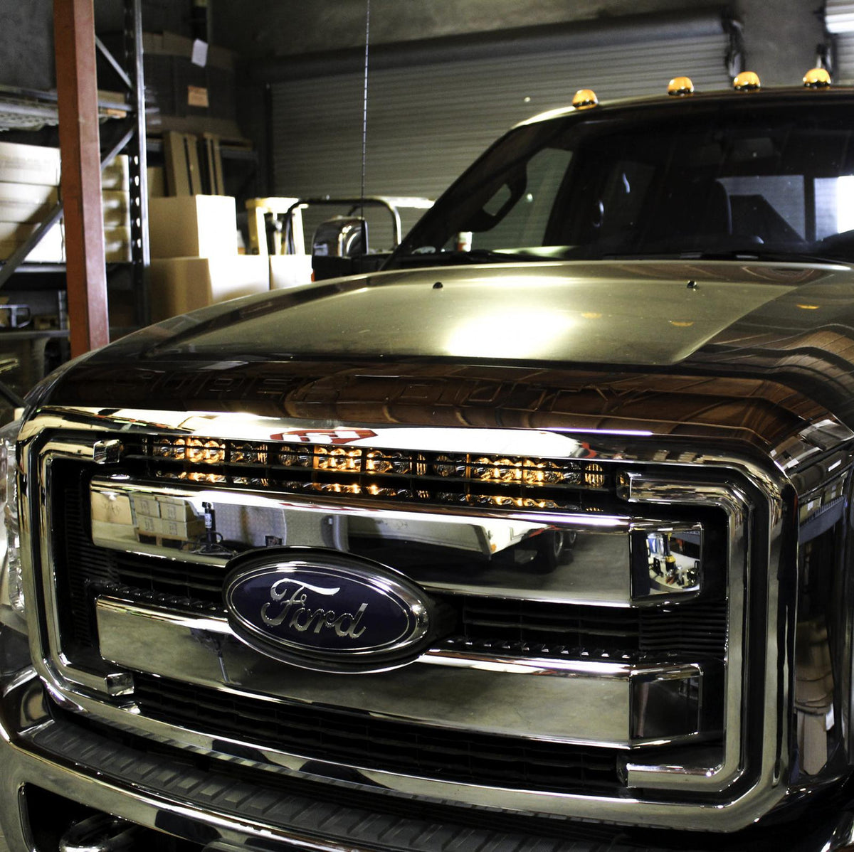 Baja Designs Ford S8 30 Inch Grille Upper Mount Kit - Ford 2011-16 F-250/350 Super Duty