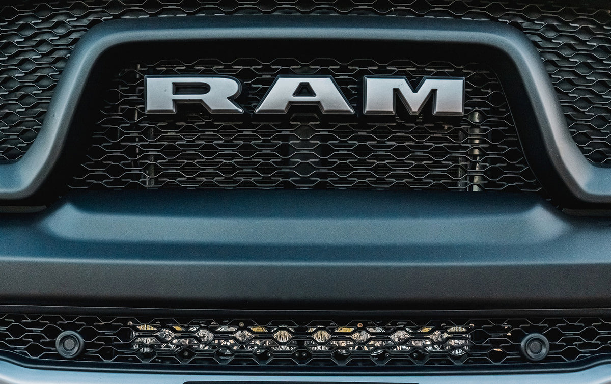 Baja Designs RAM OnX6+ 20 Inch Bumper Light Bar Kit - RAM 2019-24 1500 NOTE: Rebel
