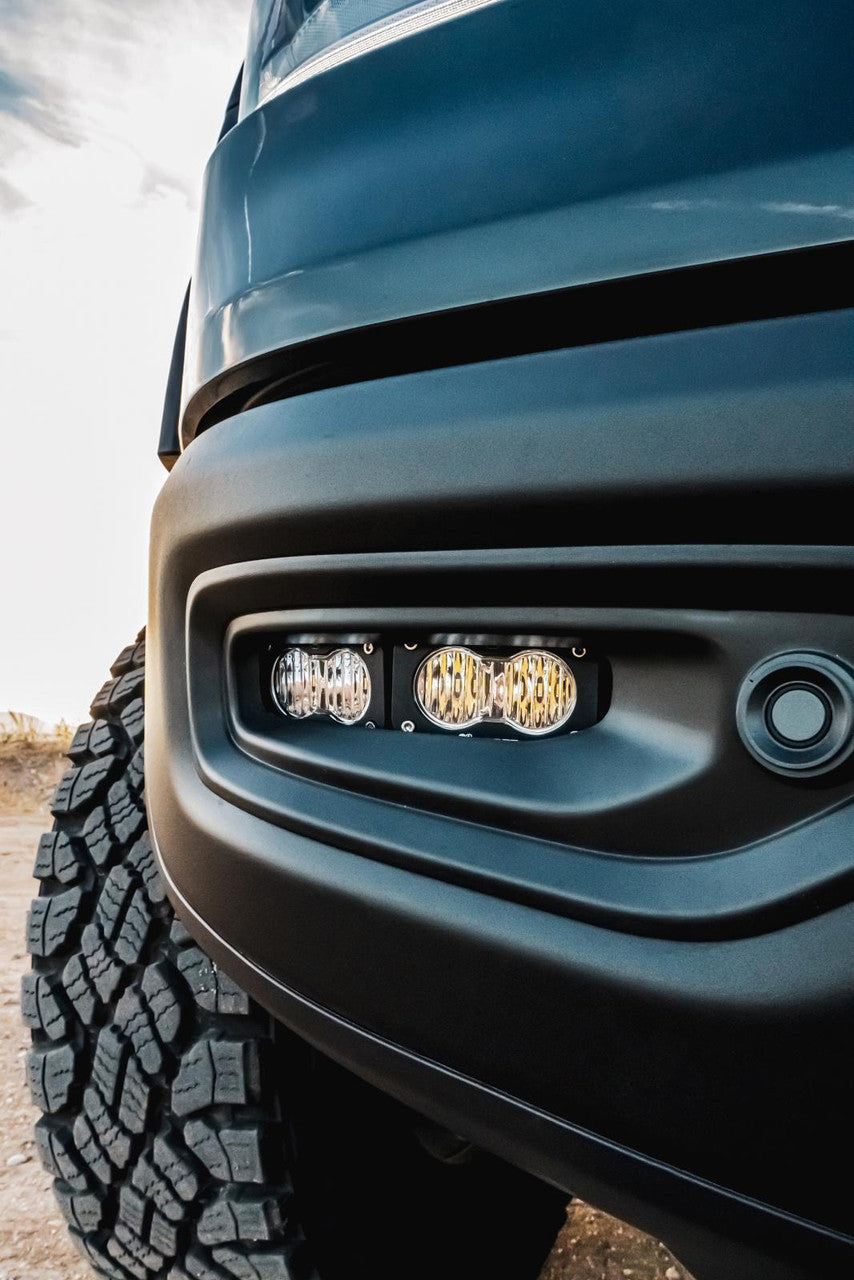 Baja Designs RAM S2 Sport Dual Fog Pocket Light Kit - RAM 2019-24 1500 Rebel; 2021-24 1500 TRX