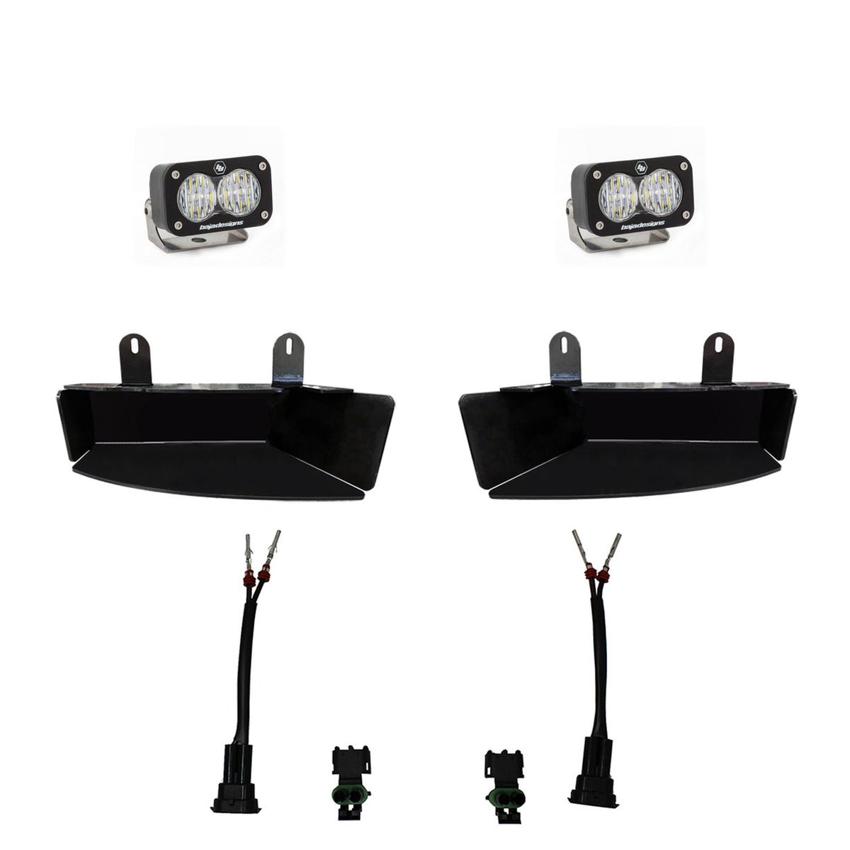 Baja Designs RAM S2 Sport Fog Pocket Light Kit - RAM 2019-2026 2500/3500