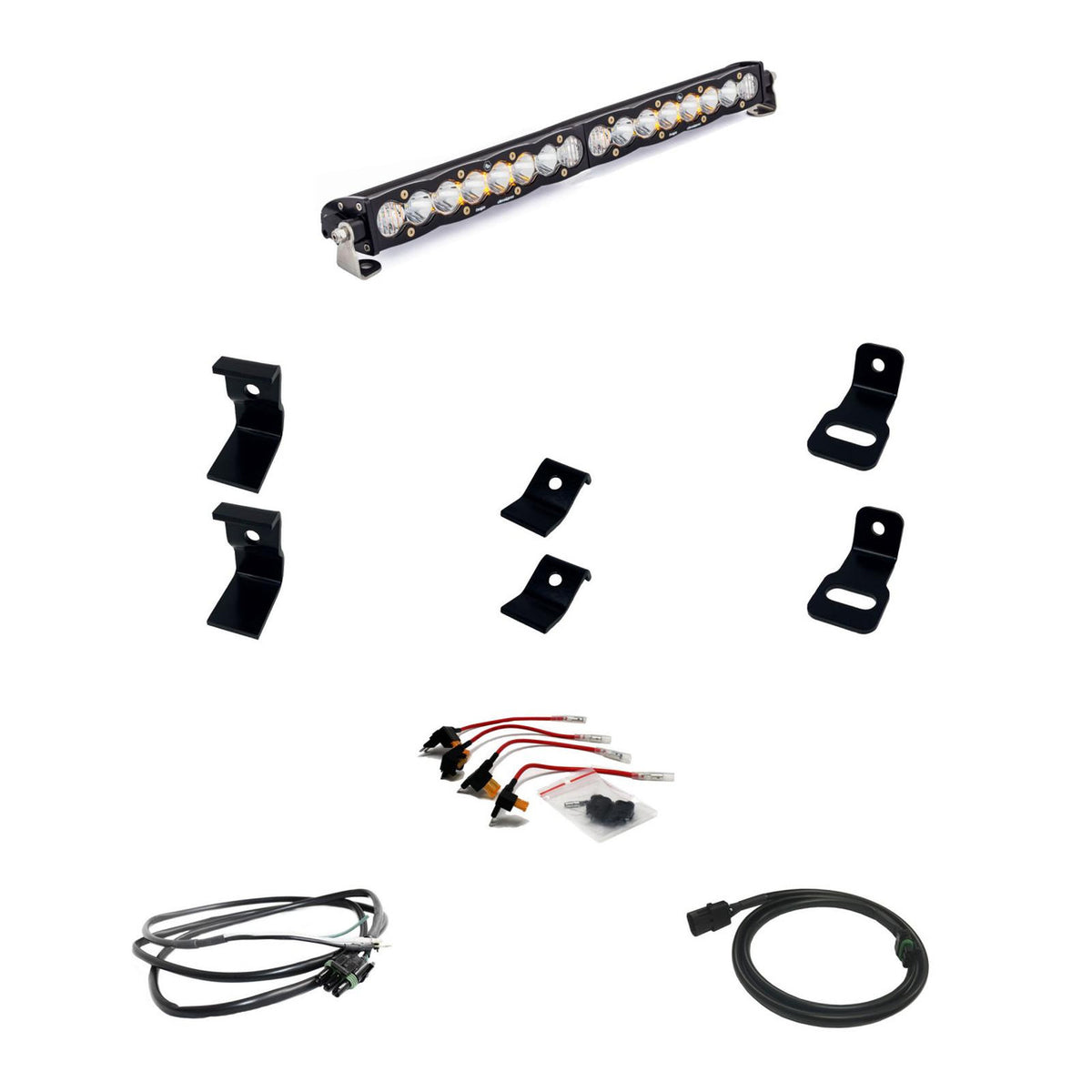 Baja Designs RAM S8 20 Inch Grille Light Kit - RAM 2019-24 1500 Rebel; 2021-24 1500 TRX