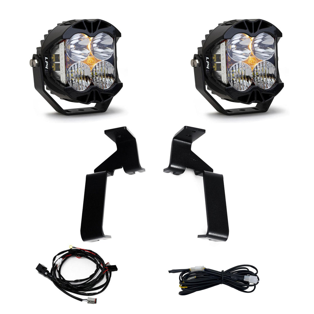 Baja Designs Ford LP4 Pro A-Pillar Light Kit - Ford 2021-2026 F-150 Raptor, 2024-2026 F-150 Raptor 37/R