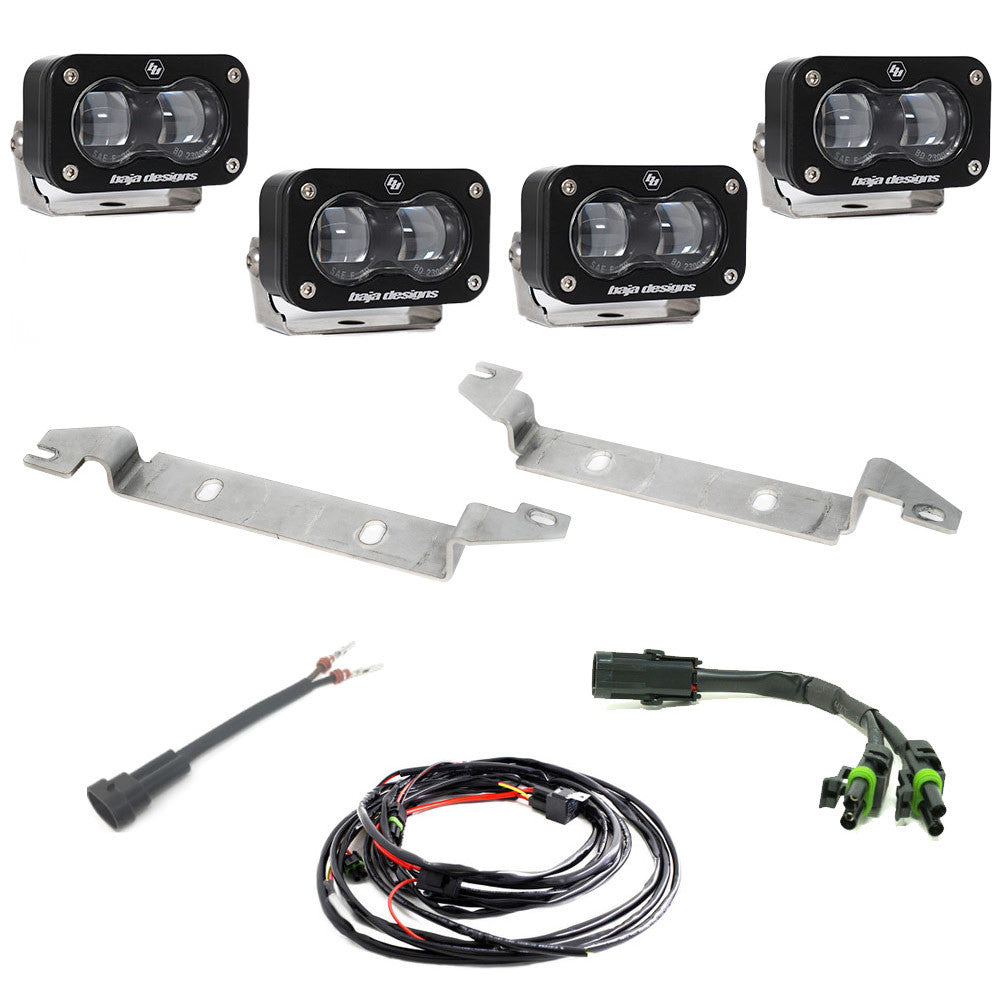 Baja Designs Toyota S2 SAE OEM Fog Light Replacement Kit - Toyota 2023-2026 Sequoia