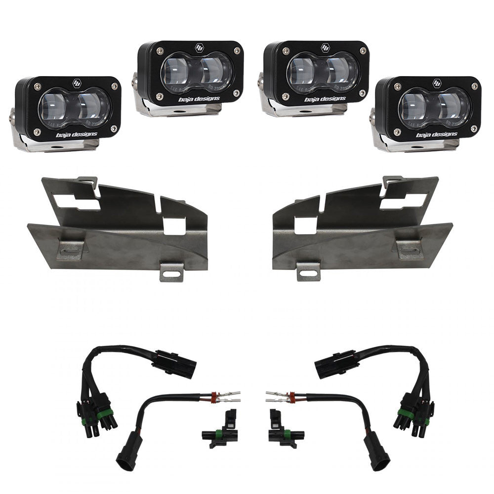Baja Designs RAM Dual S2 SAE Fog Pocket Light Kit - RAM 2019-24 1500 Rebel; 2021-24 1500 TRX