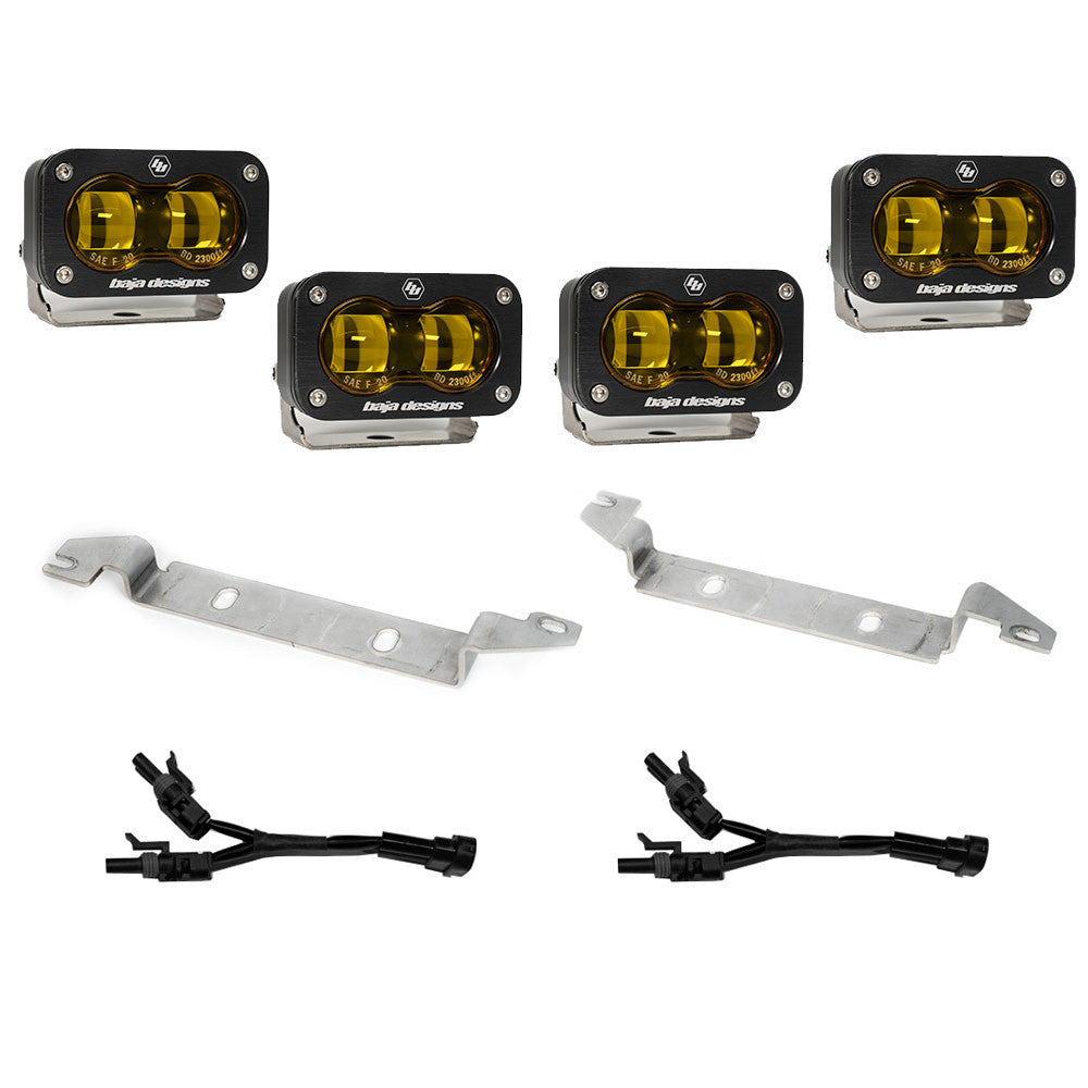 Baja Designs Toyota S2 SAE OEM Fog Light Replacement Kit - Toyota 2022-2026 Tundra