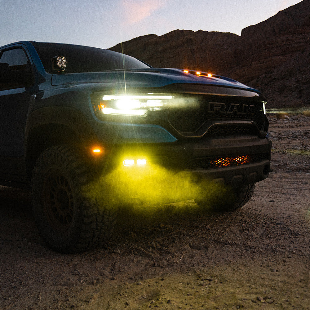 Baja Designs RAM Dual S2 SAE Fog Pocket Light Kit - RAM 2019-24 1500 Rebel; 2021-24 1500 TRX