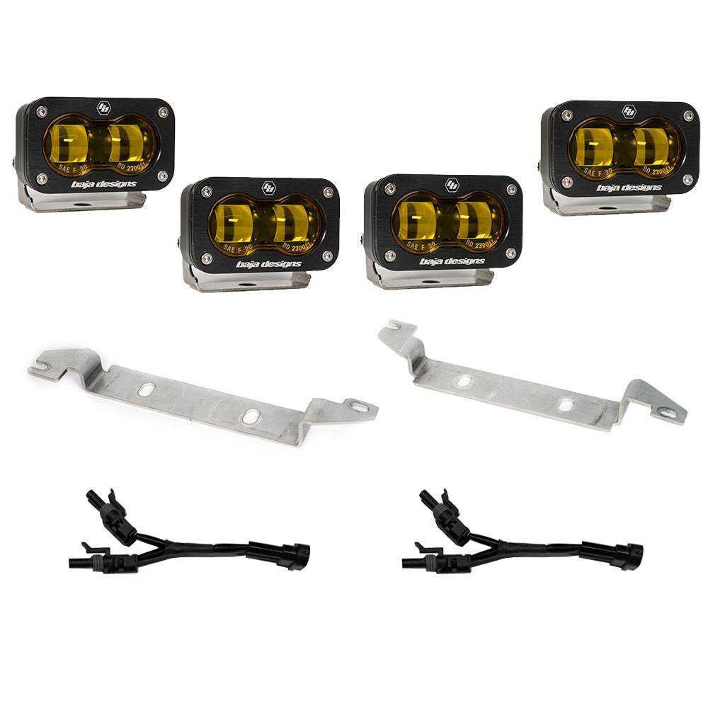 Baja Designs Toyota S2 SAE OEM Fog Light Replacement Kit - Toyota 2024-2026 Tacoma