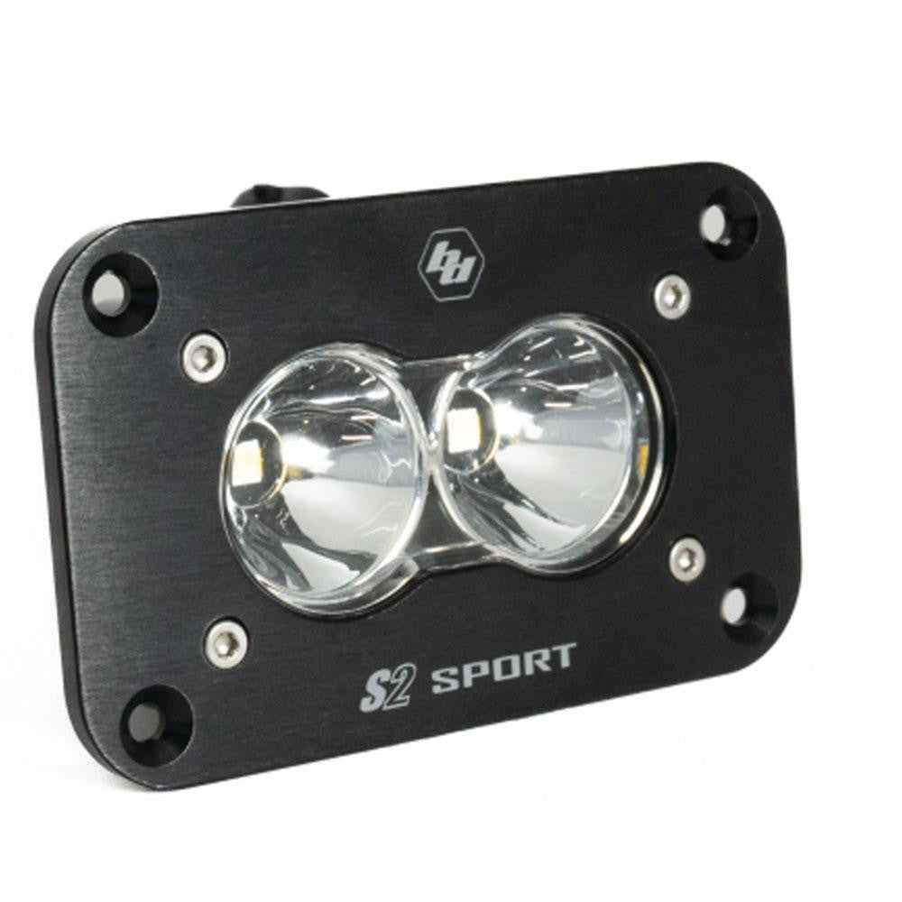 Baja Designs S2 Sport Black Flush Mount LED Auxiliary Light Pod
