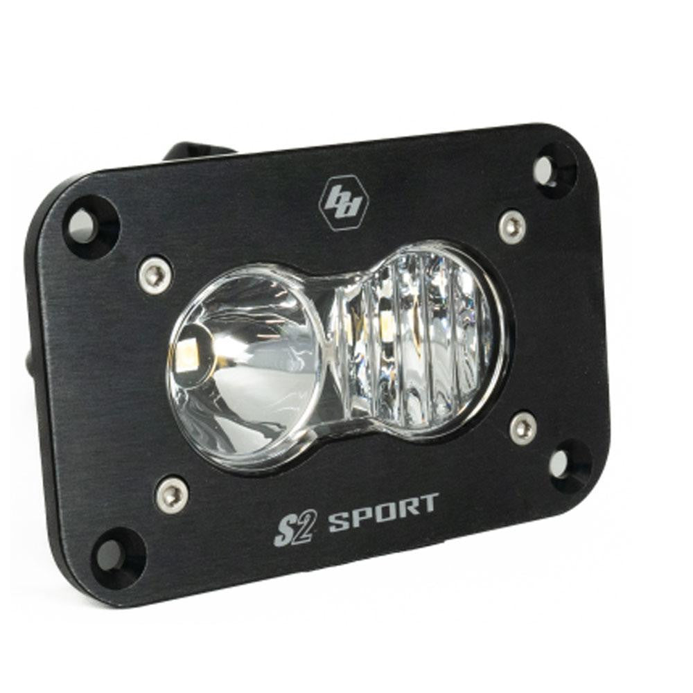 Baja Designs S2 Sport Black Flush Mount LED Auxiliary Light Pod