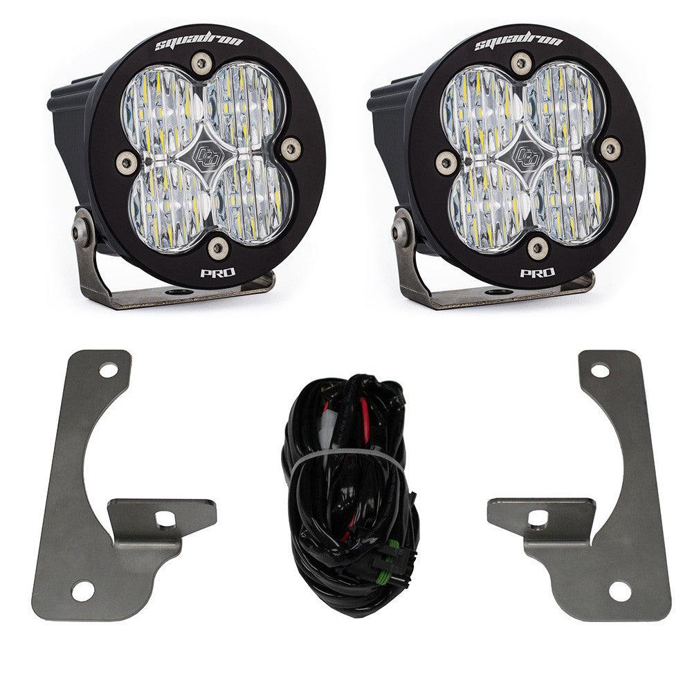 Baja Designs Squadron-R Pro fog pocket light kit for 2010-2018 Jeep Wrangler JK