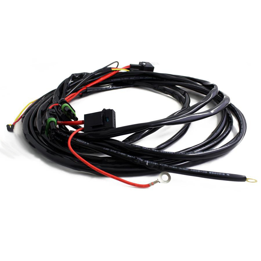 Baja Designs OnX6/S8/XL 3-Pin Hi-Beam 2-Light Max (150 Watts) Wiring Harness