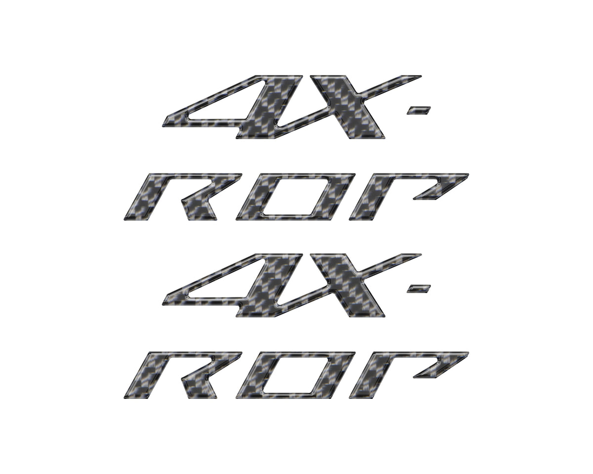 Tufskinz PRO-4X mud flap letter inserts for 2022-2027 Nissan Frontier