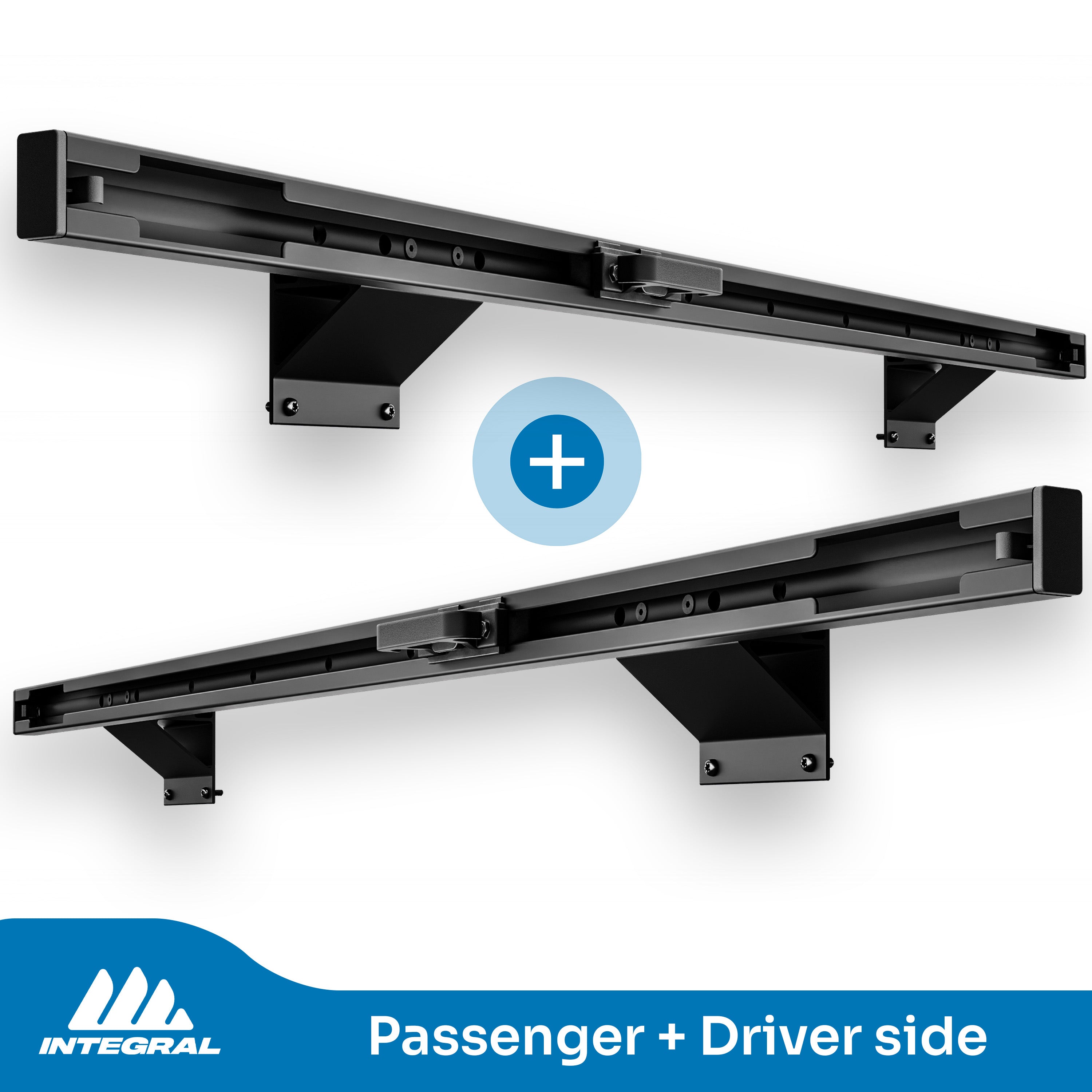 Integral Truck  Rails + Tie-down Cleats - Ford F150 & Raptor 2015+ (5.5' Bed Only)