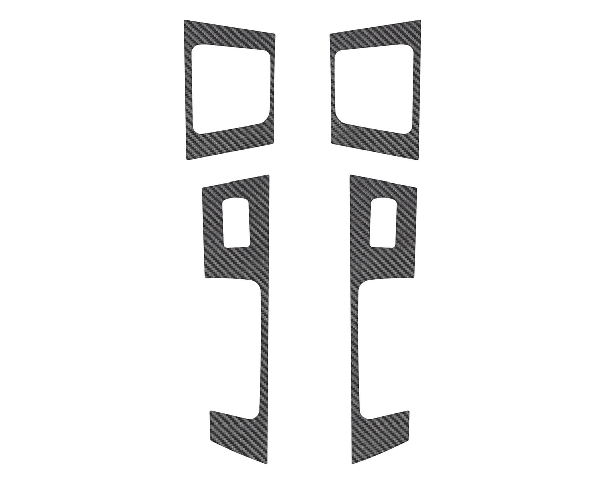 Tufskinz door switch accent overlays for Ford F-150 and Super Duty
